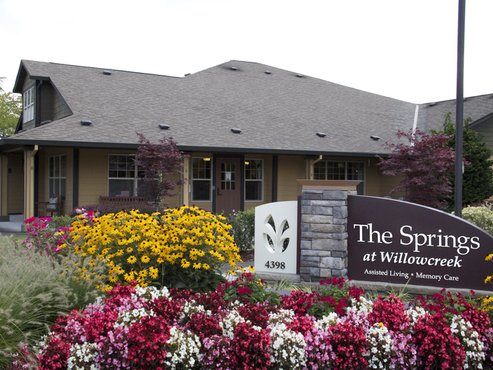 The Springs at Willowcreek serves residents in assisted living and memory care in Salem, Oregon.