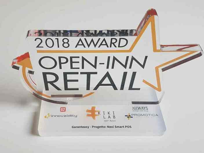 Premio Open Inn Retail Aword 2018 a Garanteasy