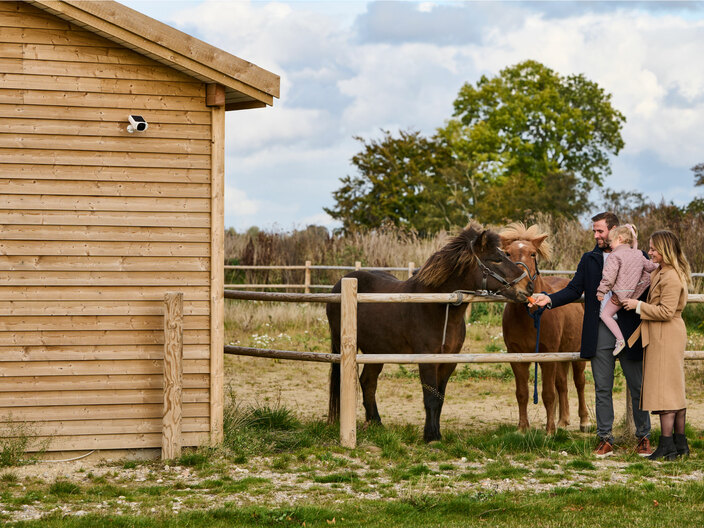 SikkertHjem Solar Camera horses
