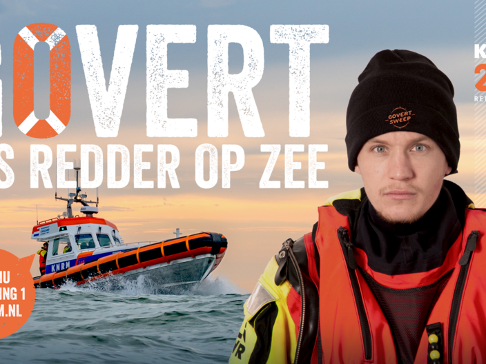 Govert Sweep wordt Redder op Zee | met tekst - Foto: KNRM