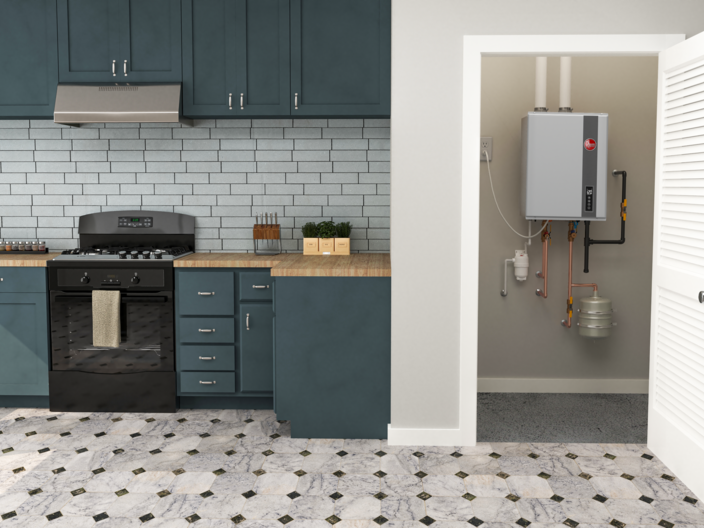 Rheem Performance Platinum® Super High Efficiency Condensing Tankless Gas Water Heaters
