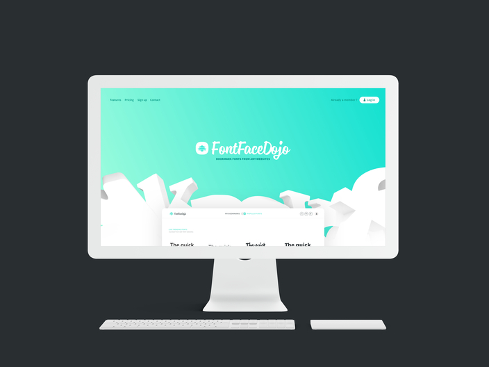 FontFace Dojo landing