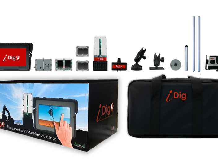 iDig 2D TOUCH Excavator Guidance System