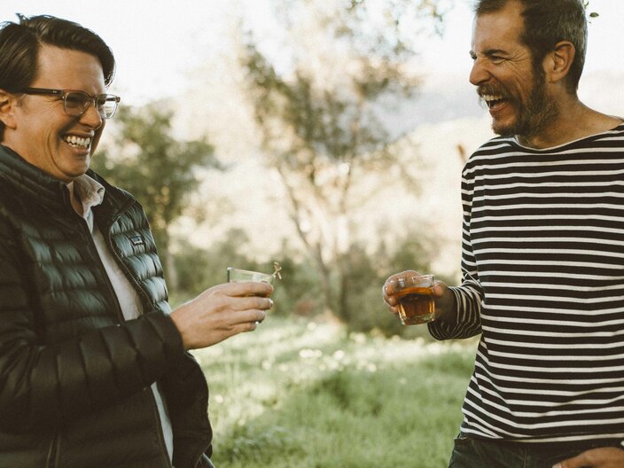 Carl Sutton and Clinton Hollister