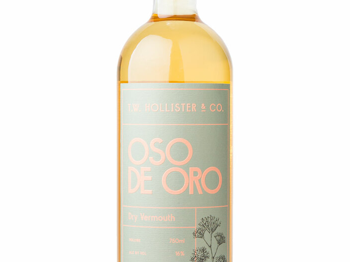 Dry Vermouth - White Background