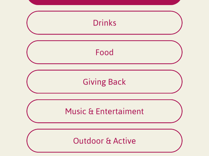 Select the category for the type of date you want to go on.