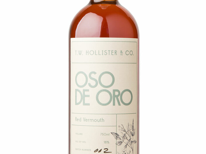 Red Vermouth - White Background