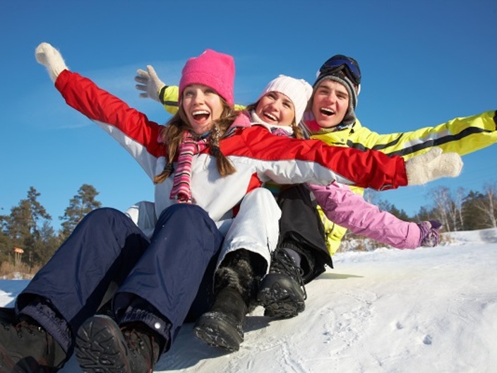 Sport de glisse hiver