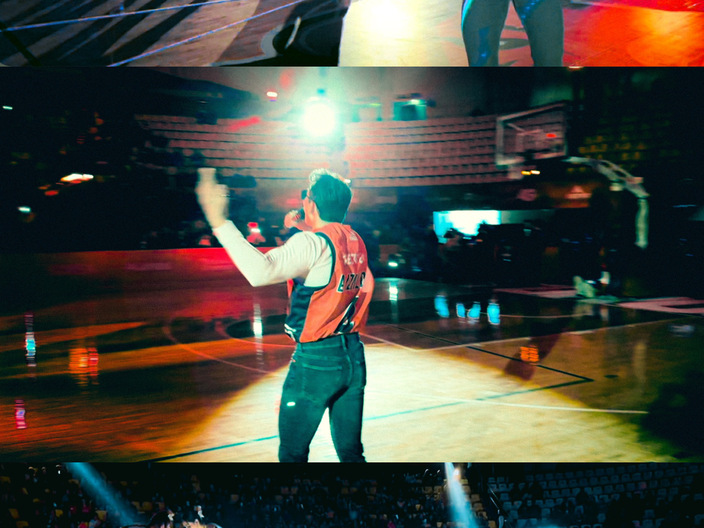 El último show masivo en la inauguración del torneo de basket ball de la liga mexicana, presentando al equipo de los Toros Laguna de Torreón Coahuila 