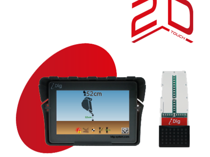 iDig 2D TOUCH: Control Box and LED indicator