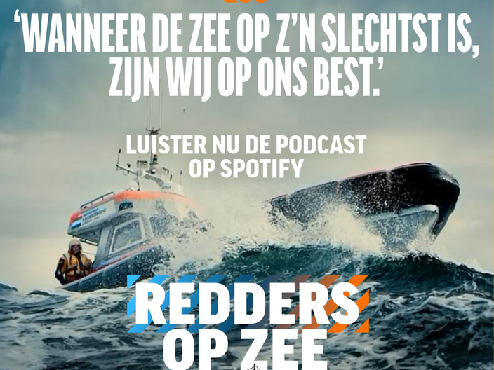 Campagne Beeld Podcast 'Redders op Zee'