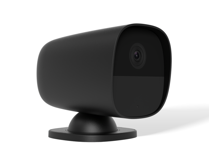 SikkertHjem Battery Camera Black Profile