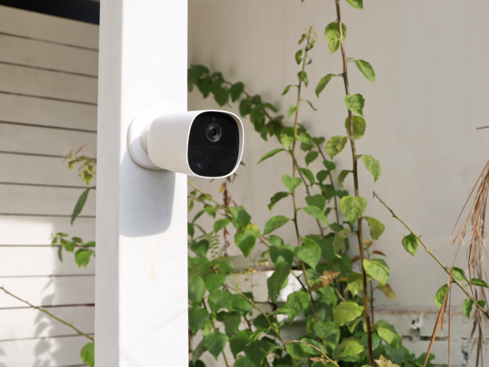 SikkertHjem Battery Camera White Outdoor