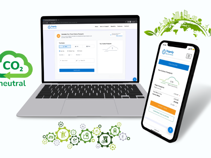 Tripnly's "AI-based Carbon Footprint Calculator for Carbon Neutral Trips"