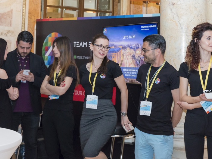 © 2017 - Team Extension - Team attending Bucharest Technology Week Event - Bucharest, Romania