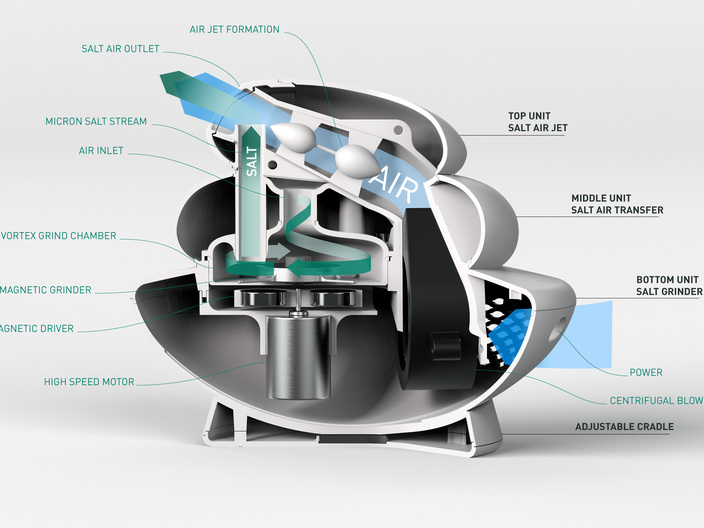 Salt Stone Cutaway