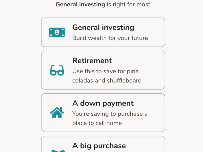 Users answer simple questions