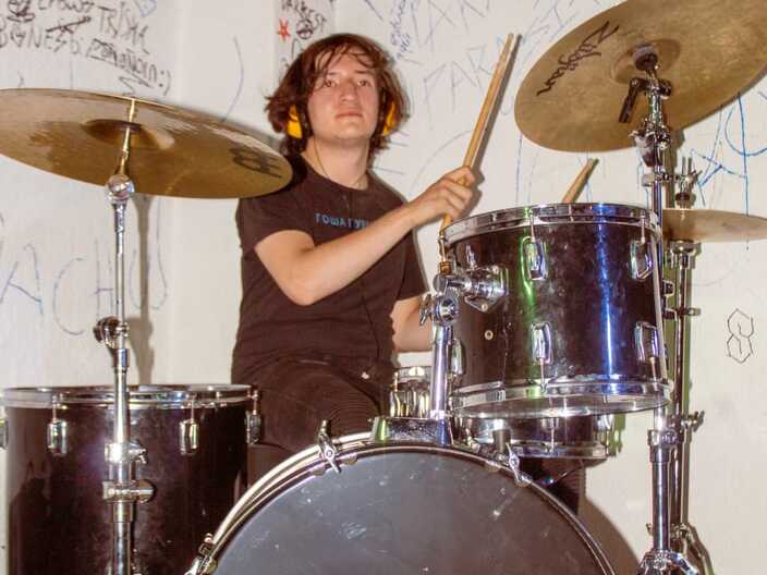 Lucio - Baterista ; Evento en Motobunker