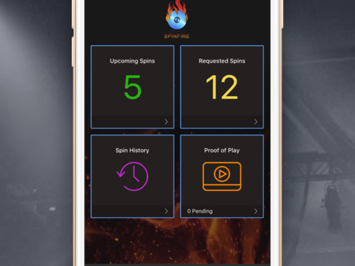 Spinfire App iPhone