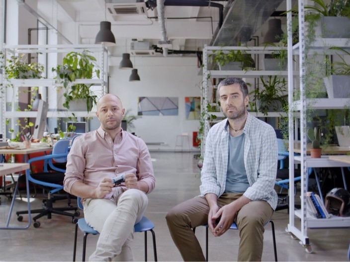 Co-founders in office