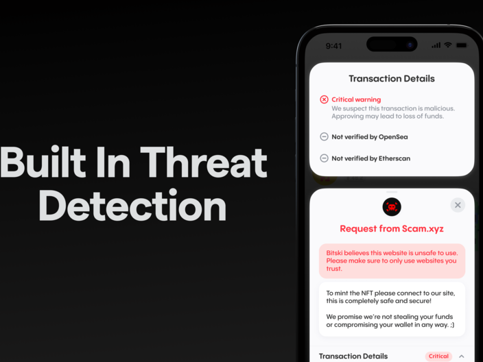 Bitski iOS Wallet - Built In Threat Detection