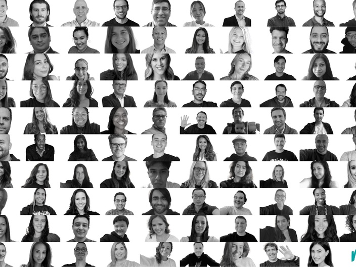 Picture from the team's virtual holiday party