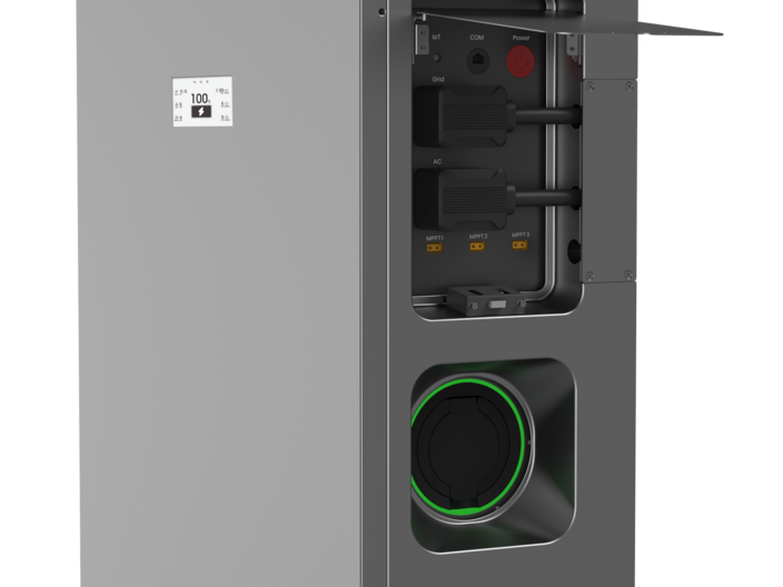 Emaldo® Power Core - Main Cabinet - Rune Grey - Connections