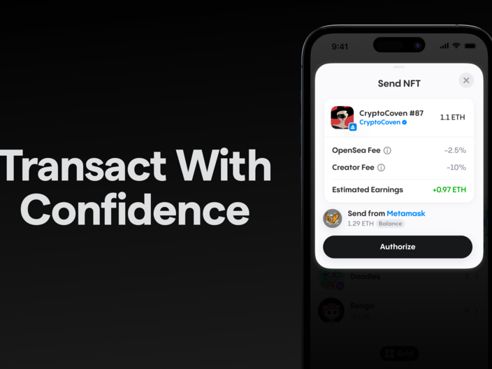 Bitski iOS Wallet - Transact With Confidence
